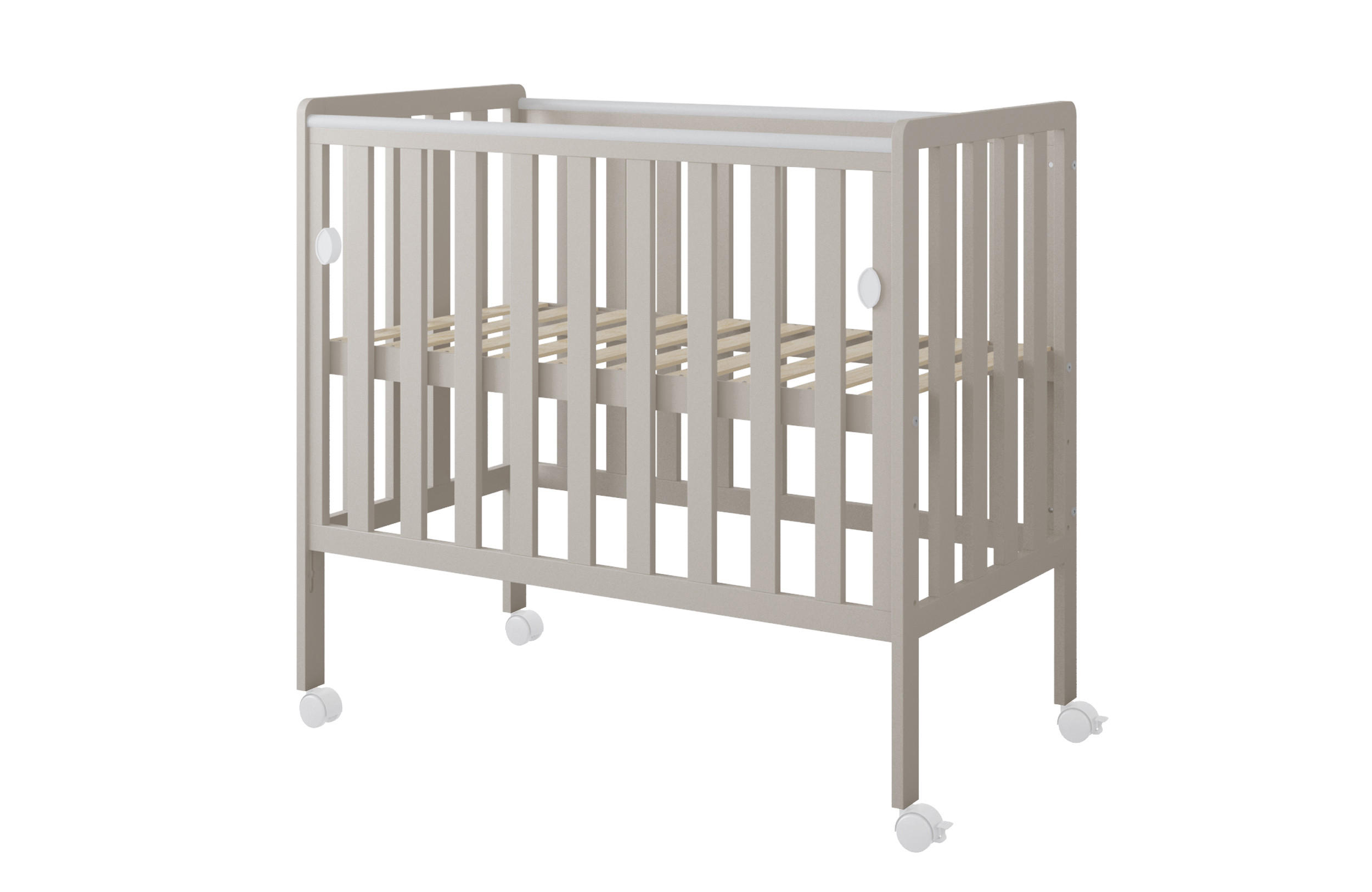 BEISTELLBETT BeBino Mini - Beige, Holzwerkstoff (50/100cm) - kiki design