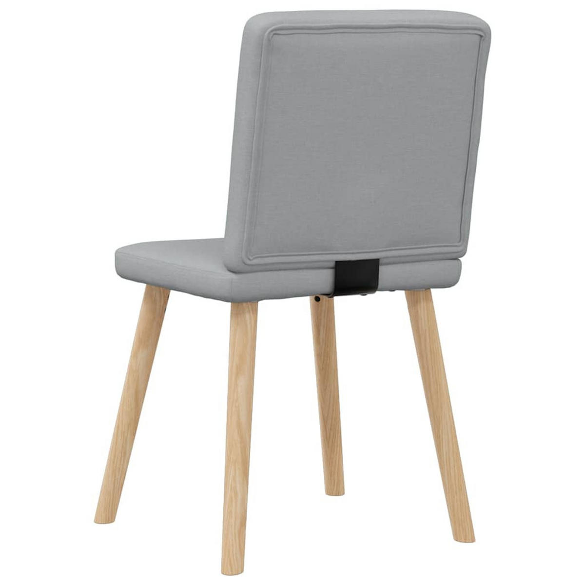 ESSZIMMERSTÜHLE 2 Stk. Hellgrau Stoff 45*54*86cm - Grau, Metall (45/86/54cm) - ZMH