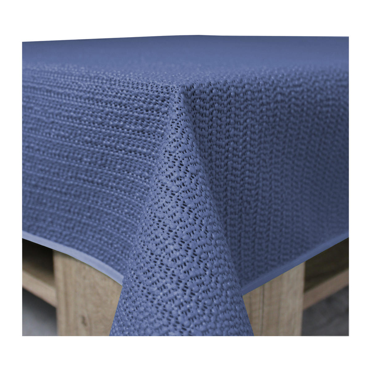 TISCHDECKE Outdoor rechteckig 130/160 cm Blau - Blau, Kunststoff (130/160cm) - TiborTex
