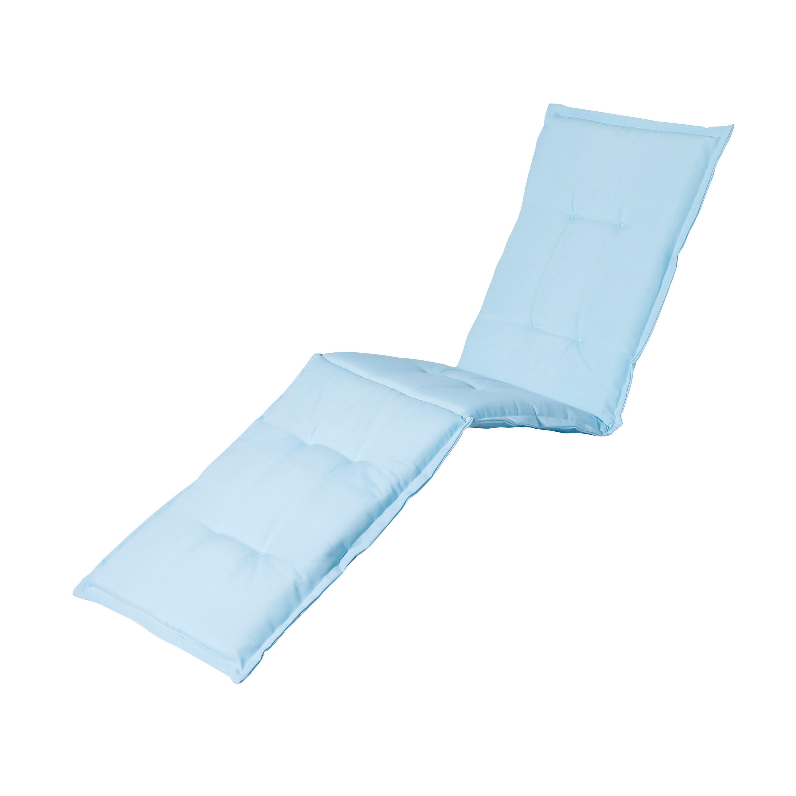 LIEGENAUFLAGE Panama 200/65 cm - Hellblau, Textil (60/7/200cm) - Madison