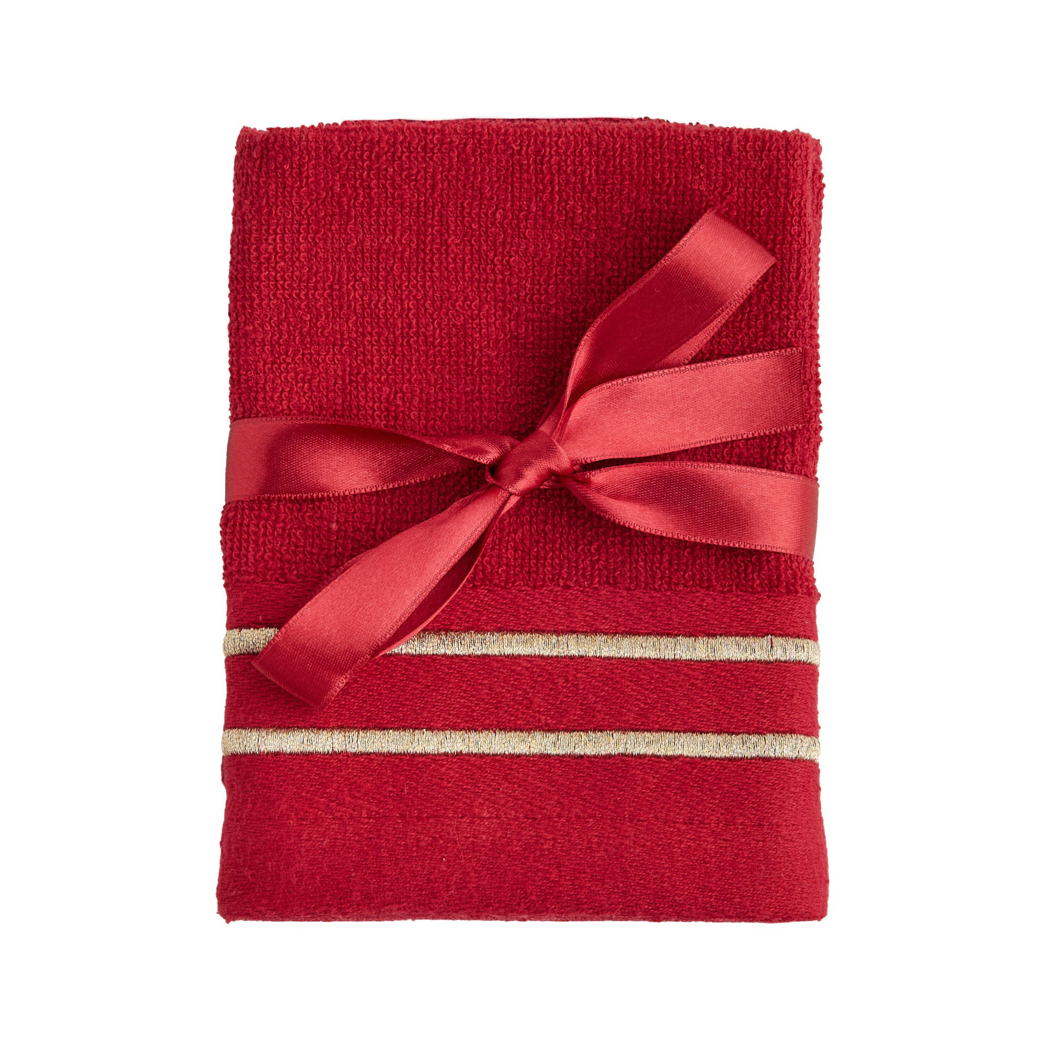 GÄSTETUCH-SET Aristo - Dunkelrot, Textil (30/30cm) - home&you