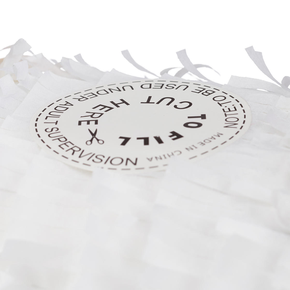 PINATA Einhorn - Weiß, Papier (43/47/13cm) - Relaxdays