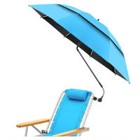 SONNENSCHIRM, Hellblau, UPF 100+, Schirmdurchmesser: 41,73 Zoll - Hellblau, Kunststoff (106/106cm) - Weltevree