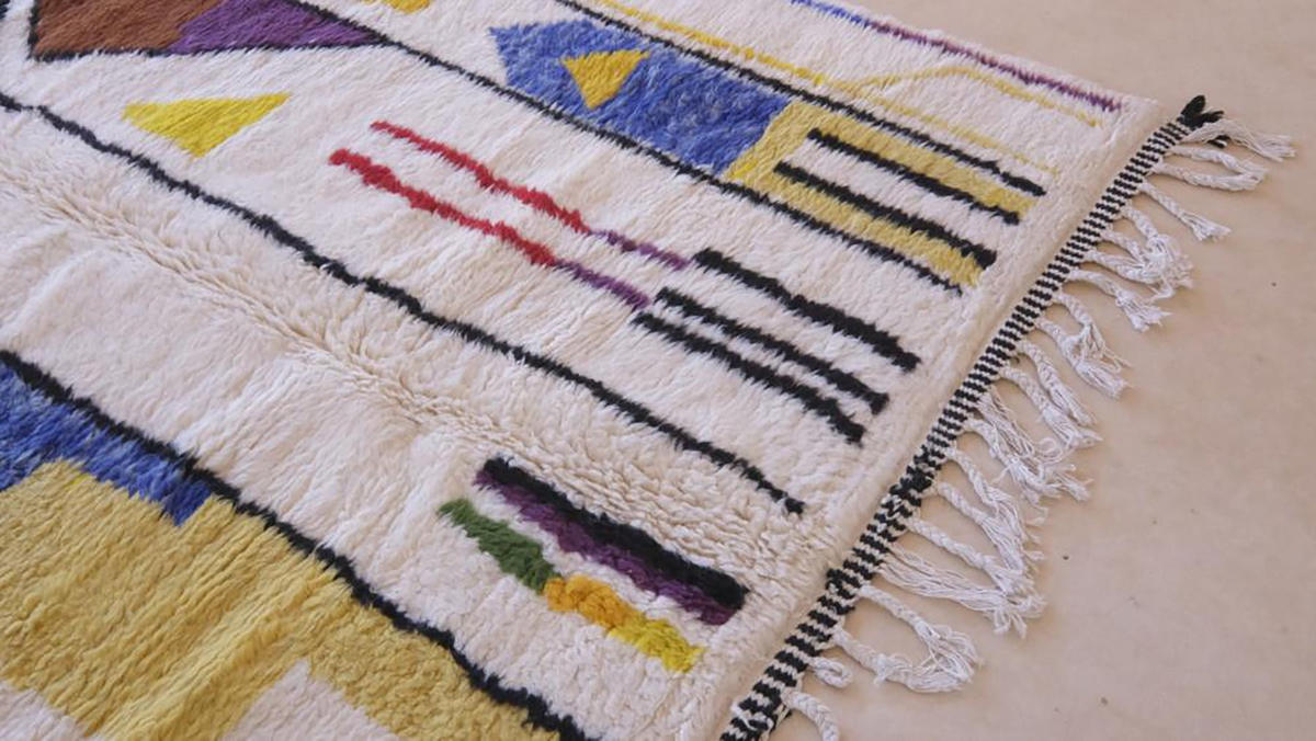 BERBERTEPPICH aus reiner Wolle 203x 289 cm - Multicolor, Naturmaterialien (203/289cm) - AFK Living