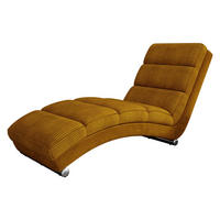 SESSEL Holiday Cord - Chromfarben/Gelb, Holz (62/84/180cm) - MIRJAN24