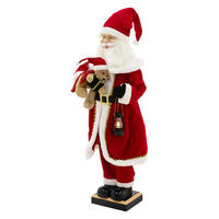 WEIHNACHTSMANN DEKOFIGUR 120 cm mit LED Licht, Bewegung und Sound - Multicolor, Kunststoff (42/120/37cm) - ECD-Germany
