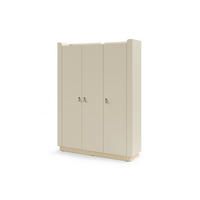 KINDERKLEIDERSCHRANK SOVI 14 150 / 201 / 52 cm in Macadamia / Eiche Mavelie - Eichefarben/Beige, Holzwerkstoff (150/201/52cm) - Deine Möbel 24