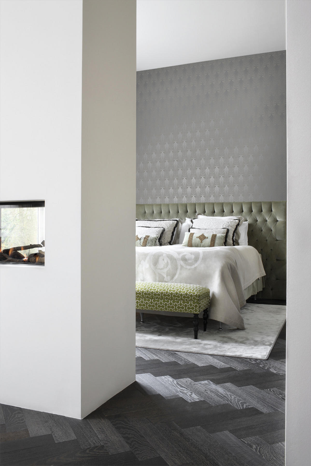 TAPETE grafische Form 53 cm x 10.05 m - Braun, Papier (53/1000cm) - Origin Wallcoverings