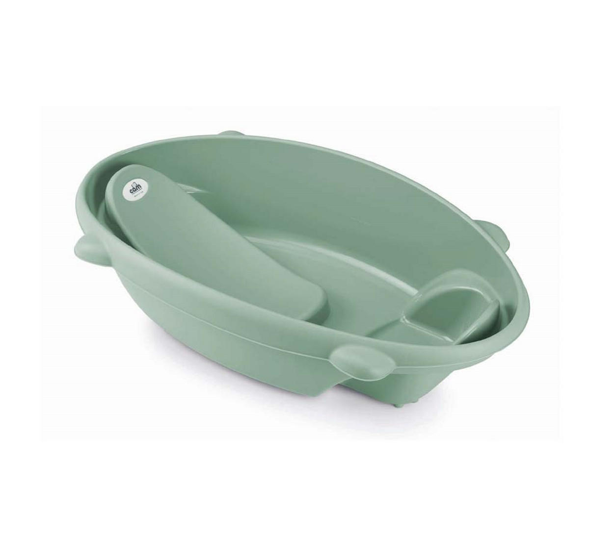 BABY-BADEWANNE Bollicina für Kinder von 0-12 Monate - Grün, Kunststoff (49/88cm) - Cam il Mondo del Bambino S.p.A.