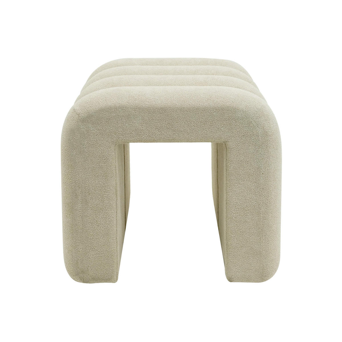 POUF 2er Set Beige 38/40/40 cm - Beige, Textil (40/40/38cm) - Mobili Rebecca