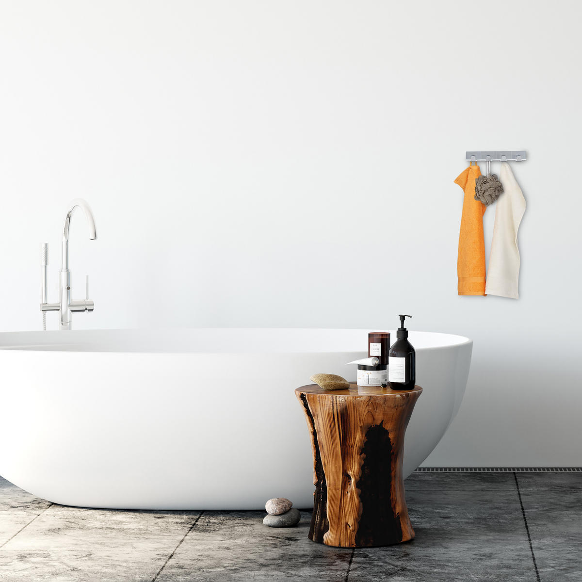 3XHAKENLEISTE - Silberfarben, Metall (16/2.5/2cm) - Relaxdays