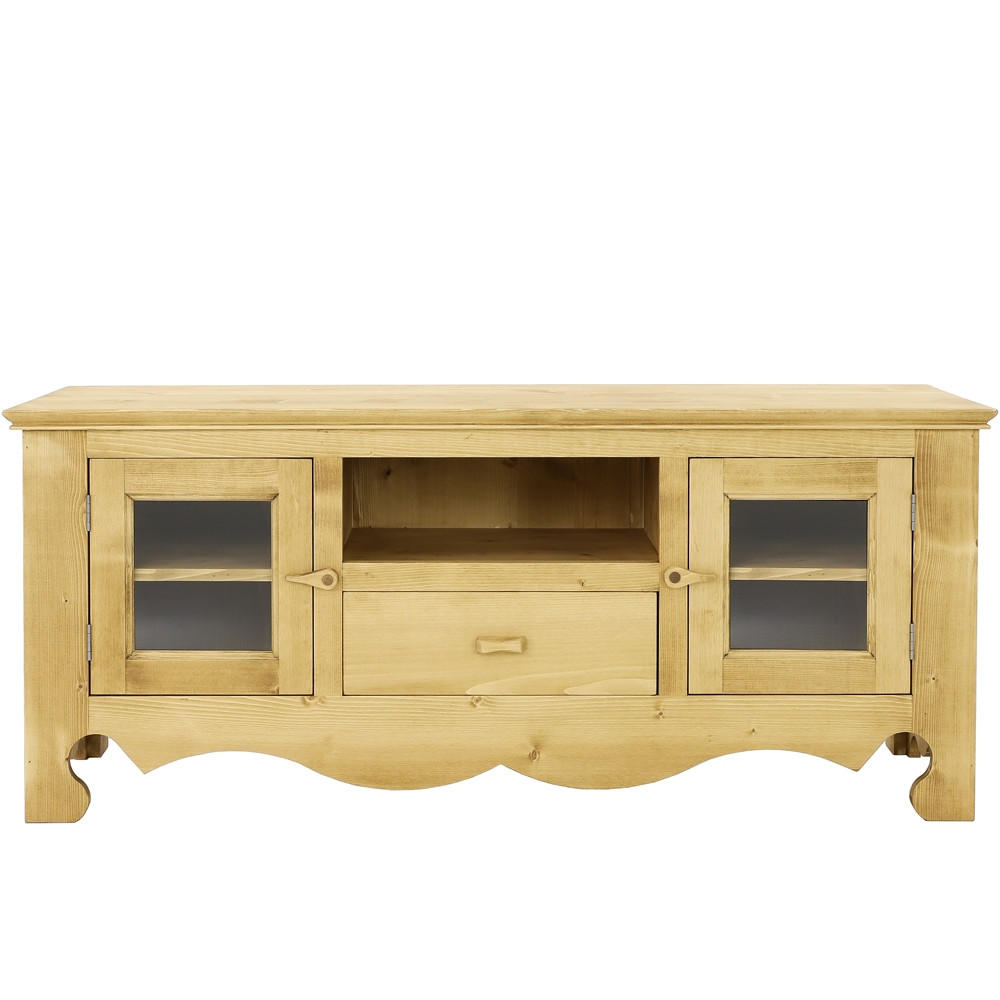 TV-SCHRANK aus Massivholz MEXICANA - Honig, Holz (140/60/50cm) - Seart