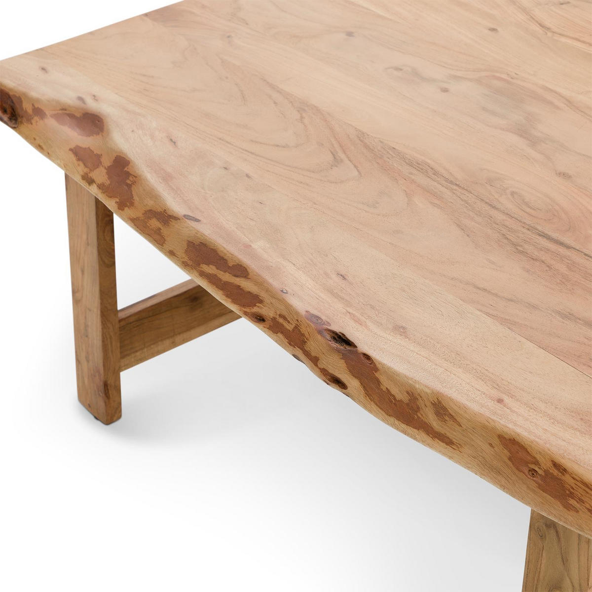 COUCHTISCH RAHUL natur - Naturfarben, Holz (80/120/47cm) - IDIMEX