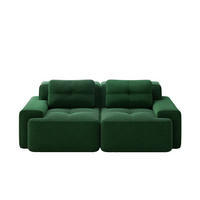 SOFA PANG-4K8M1P Grün - Grün, Textil (104/69/204cm) - PANGIVO