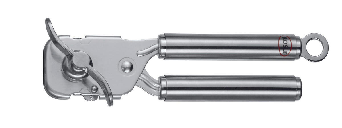 DOSENÖFFNER Rund - Edelstahl - Silberfarben, Metall (20cm)