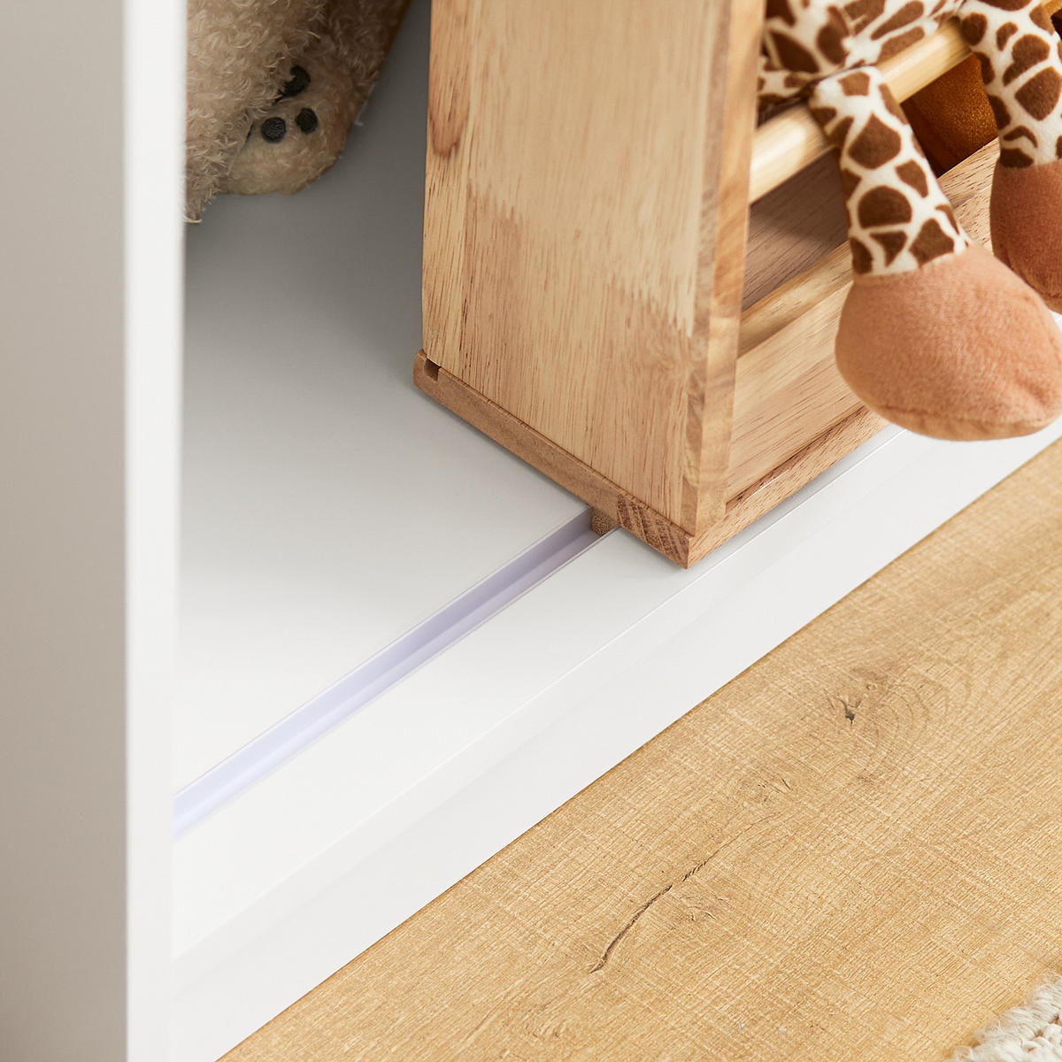 KINDERREGAL Weiß - Weiß, Holzwerkstoff (63/80/35cm) - SoBuy