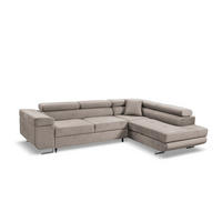 ECKSOFA Marlene III L-Form mit verstellbaren Kopfstützen Schlaffunktion Bettkasten 271 cm rechts beige - Beige, Kunststoff (202/271cm) - Margaret Hadas24