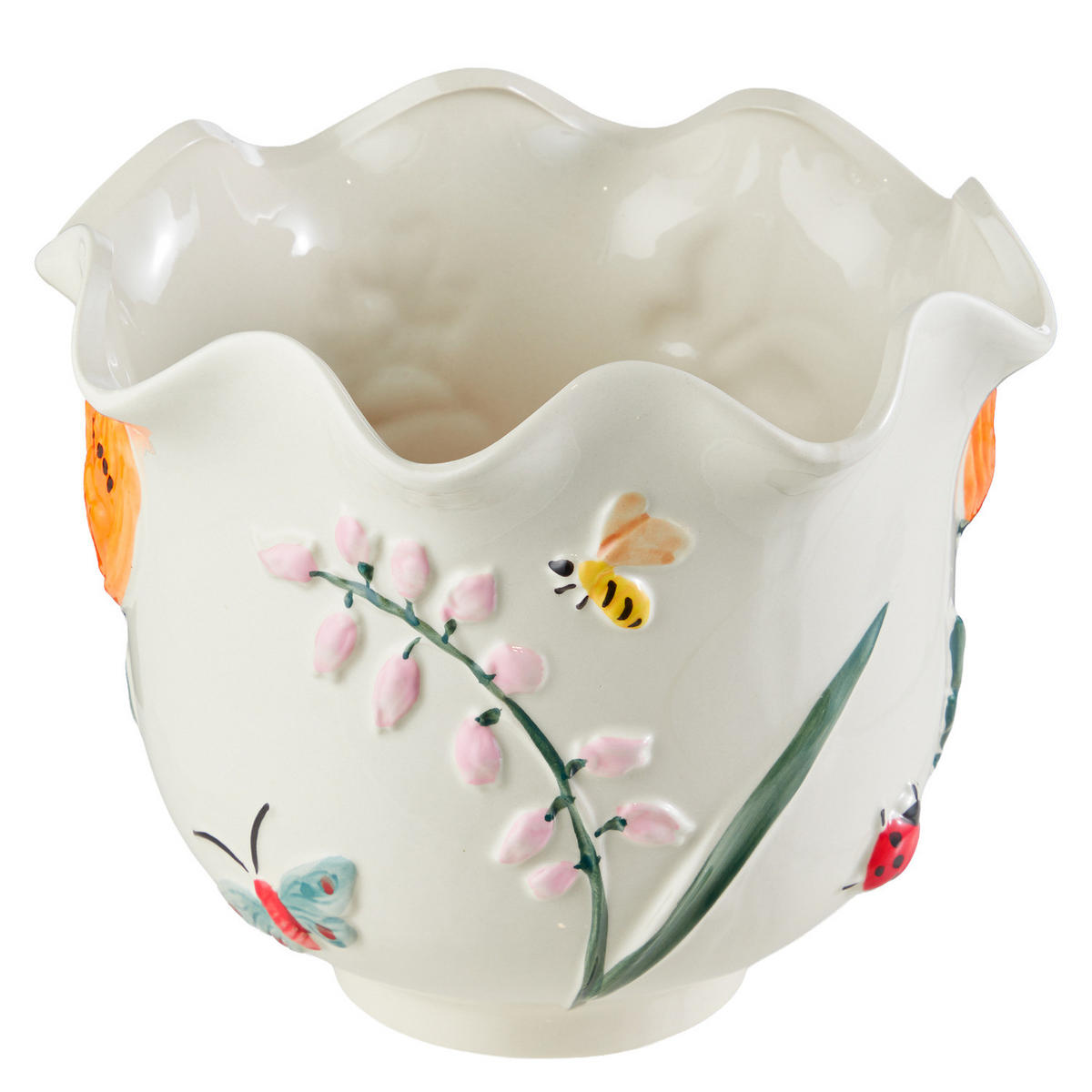 BLUMENTOPF Wild Flower - Multicolor, Keramik (27cm) - Butlers