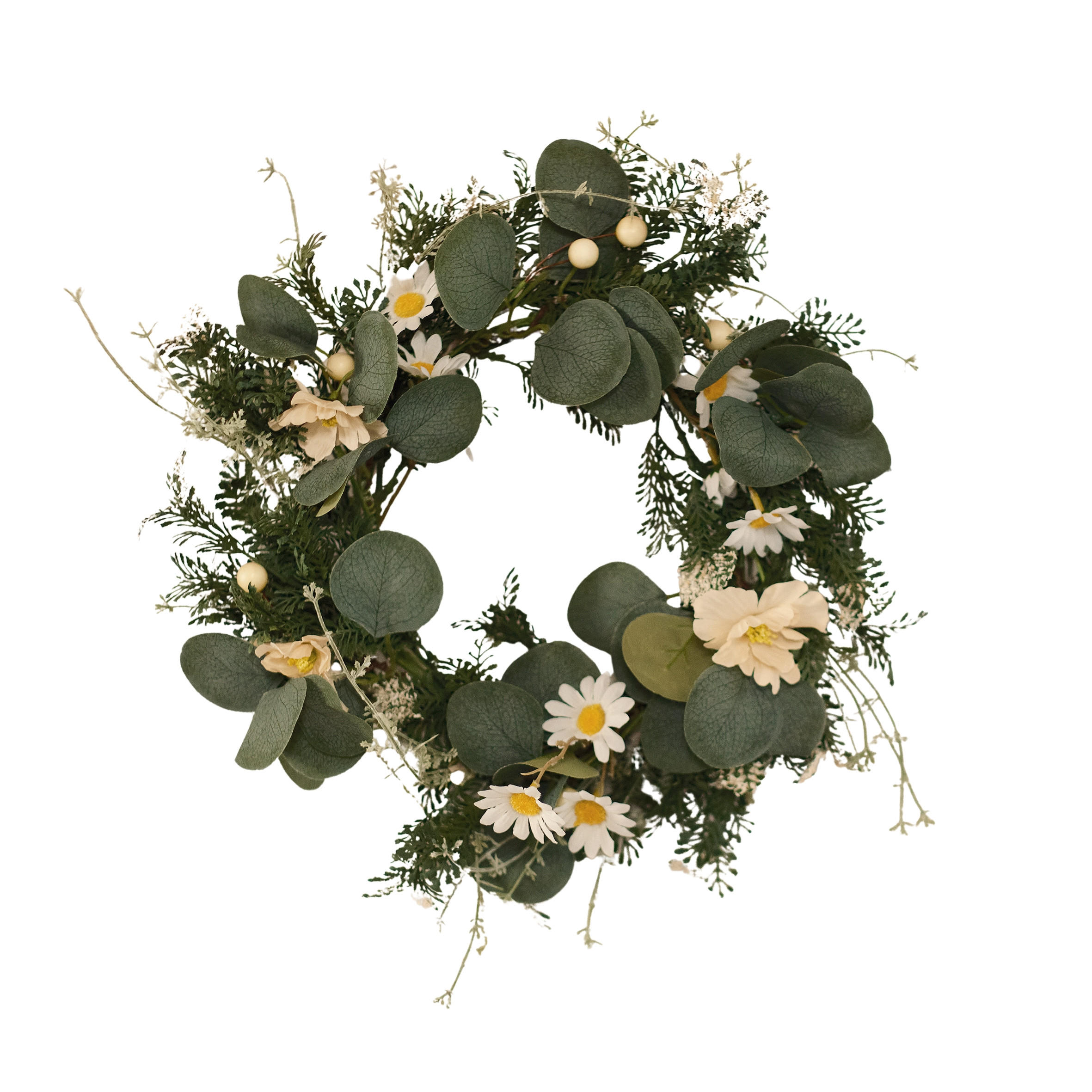 KRANZ Valgosi - Weiß, Kunststoff (38/10/38cm) - home&you