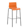 BARHOCKER Kunststoff Orange - Schwarz/Orange, Kunststoff/Metall (43/100/48cm) - CLP
