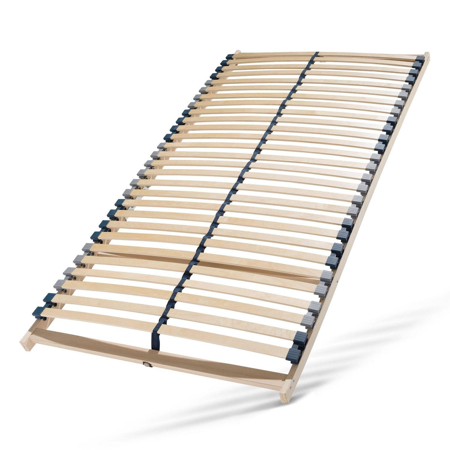 LATTENROST 90x200 cm – 7-Zonen, gefertigt aus Buchen- & Birkenholz - Buchefarben/Braun, Holz (90/200cm) - Sleepneo