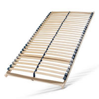 LATTENROST 90x200 cm – 7-Zonen, gefertigt aus Buchen- & Birkenholz - Buchefarben/Braun, Holz (90/200cm) - Sleepneo