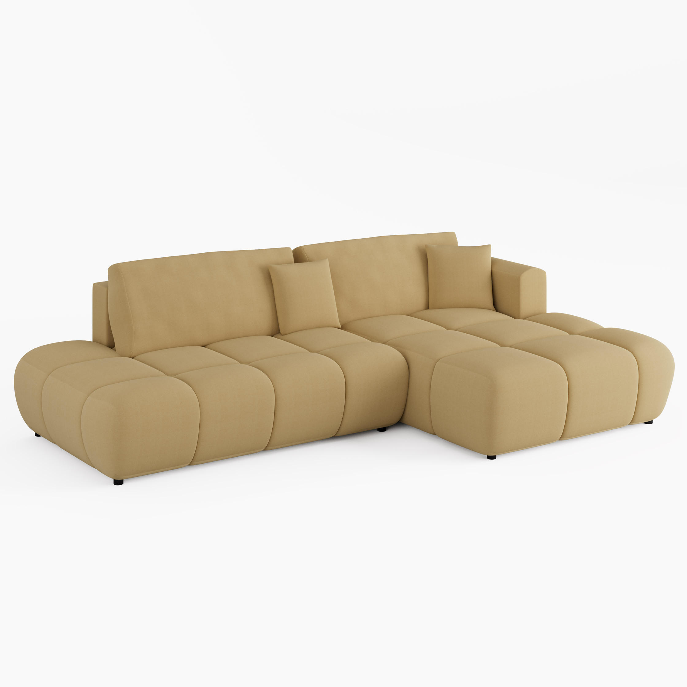 Barchello Ecksofa Gelb 270x162 cm