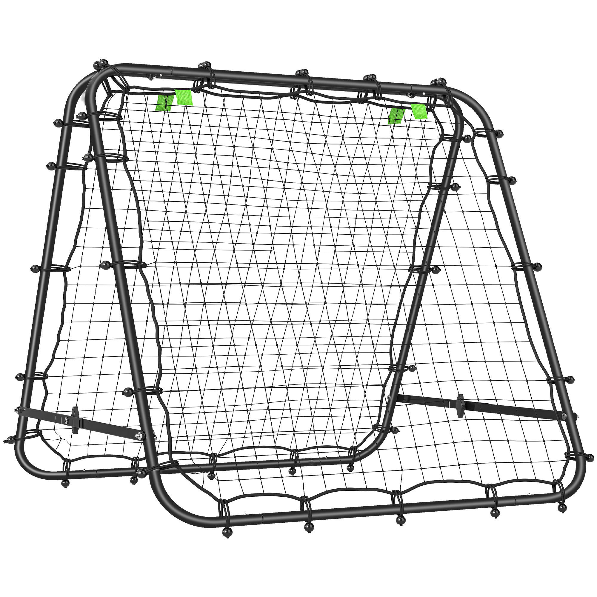 REBOUNDER DE-18600 doppelseitig mit 5 Winkeln Schwarz - Schwarz, Metall (95/100cm) - ComfortXL