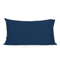 KISSENBEZUG basic 50x75 cm (x2) dunkelblau - Blau, Textil (50/75cm) - Happy Friday
