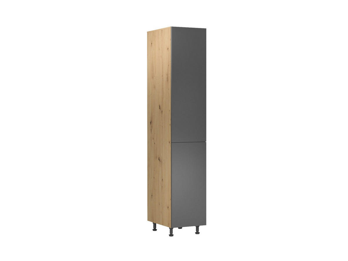 HOCHSCHRANK 40 cm – Nexa D40SP – Beige - Beige, Holzwerkstoff (40/212/58cm) - ROYAL24_MARKT