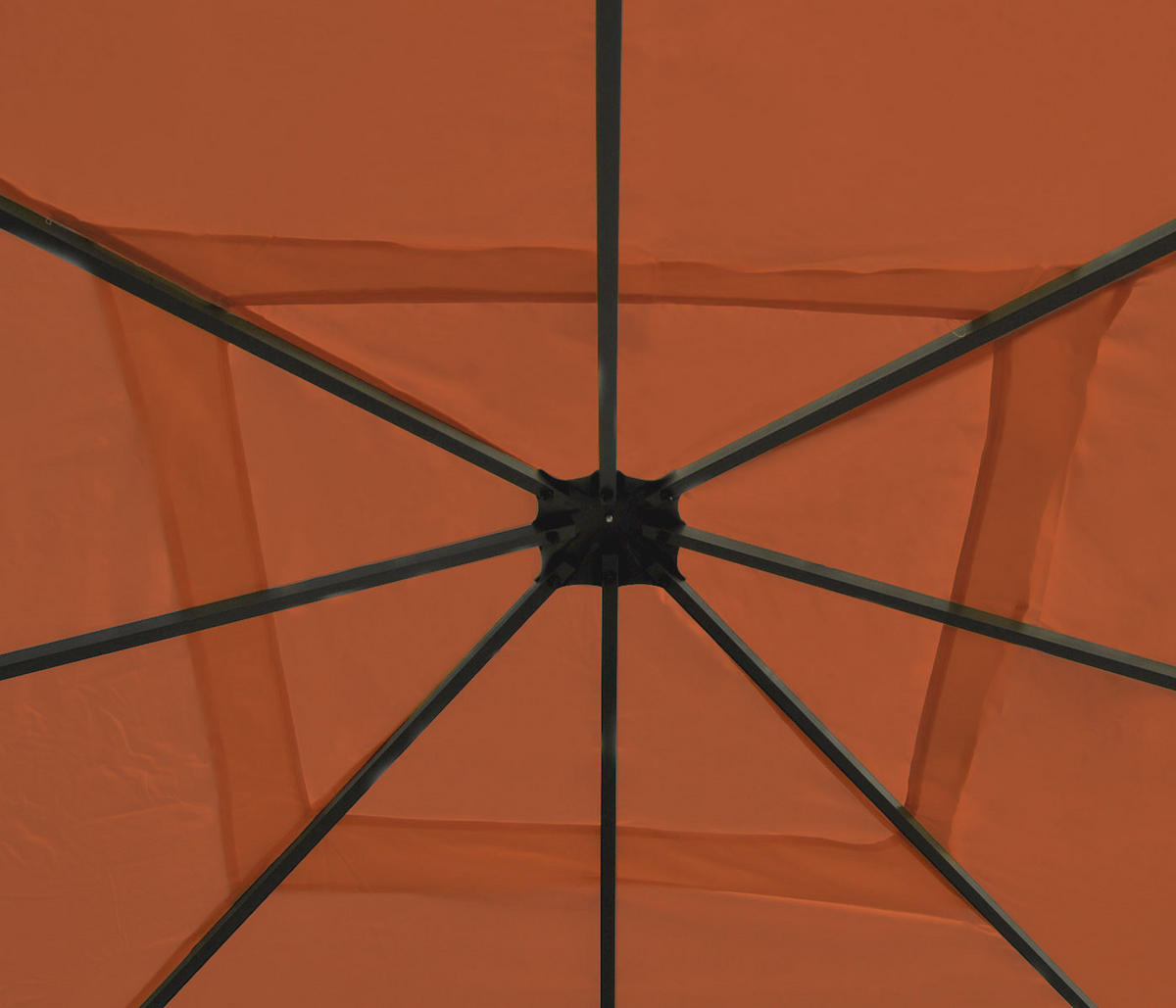 ERSATZBEZUG DACH FÜR PERGOLA CALPE Orange, Braun - Orange/Braun, Textil (380/1/380cm) - MCW