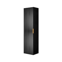 HÄNGESCHRANK Schwarz matt 35/136/27 cm - Schwarz, Holzwerkstoff (35/136/27cm) - Rodan