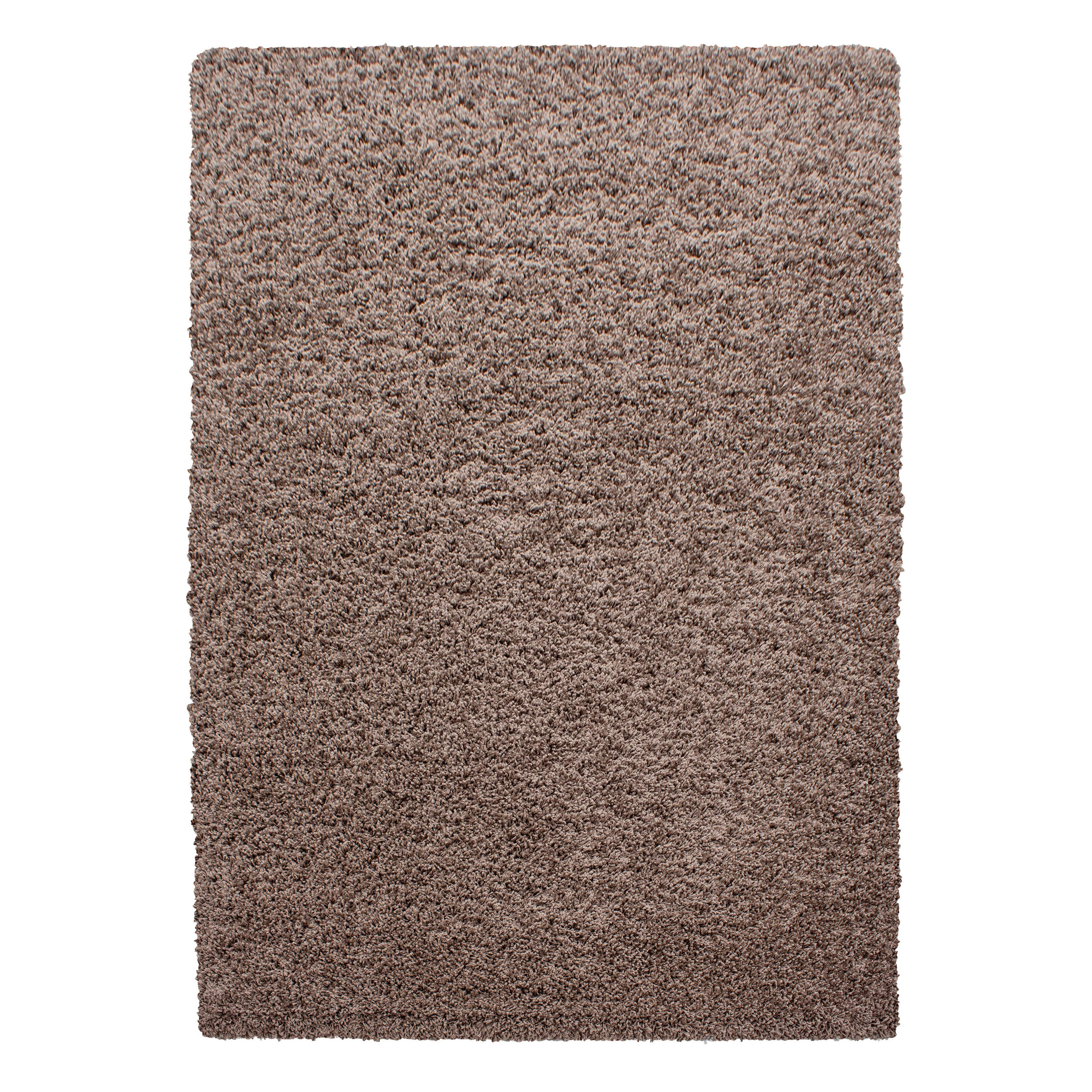 TEPPICH Hochflor Unifarben Polypropylen Wohnzimmer Shaggy Mokka Rechteckig 300x400 - Mokka, Textil (300/400cm) - KADIMA DESIGN