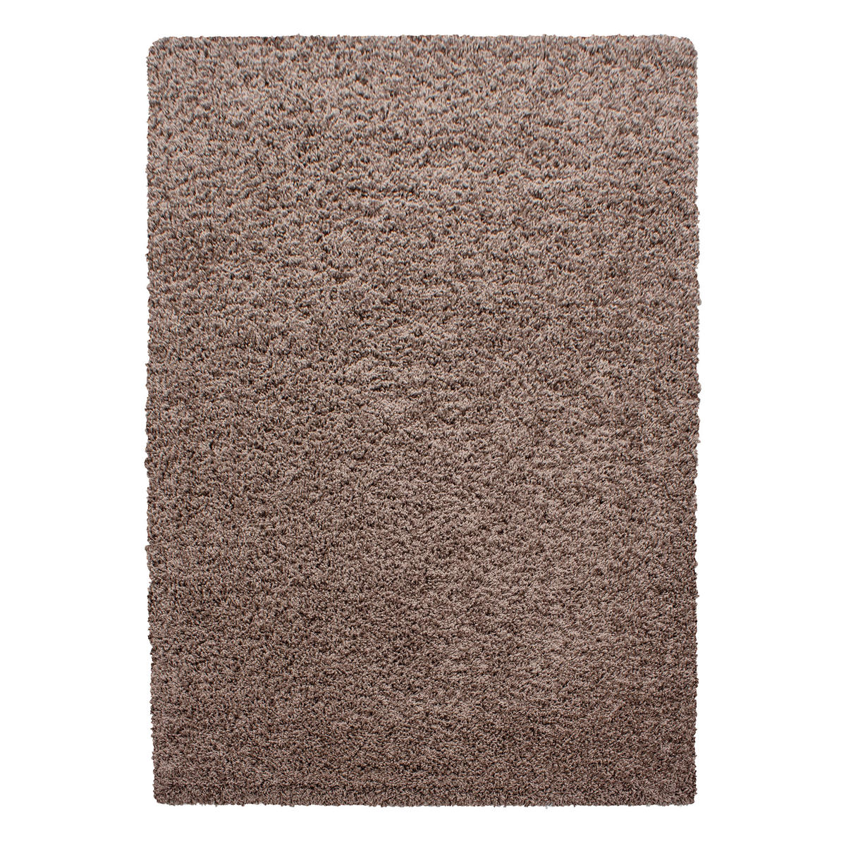 TEPPICH Hochflor Unifarben Polypropylen Wohnzimmer Shaggy Mokka Läufer 60x110 - Mokka, Textil (60/110cm) - KADIMA DESIGN