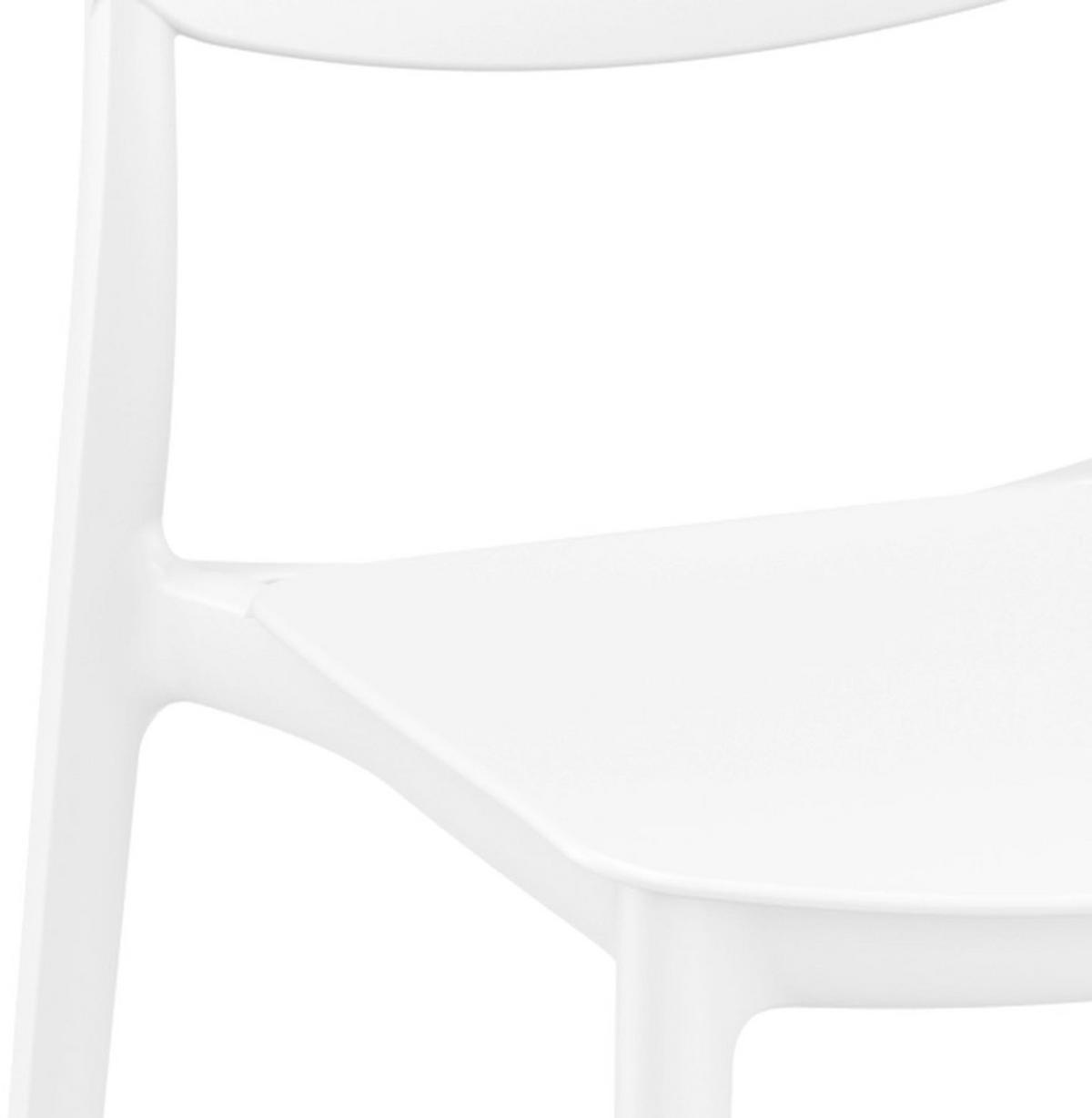 STUHL OMA Weiß - Weiß, Kunststoff (39/82/45cm) - Légia Home