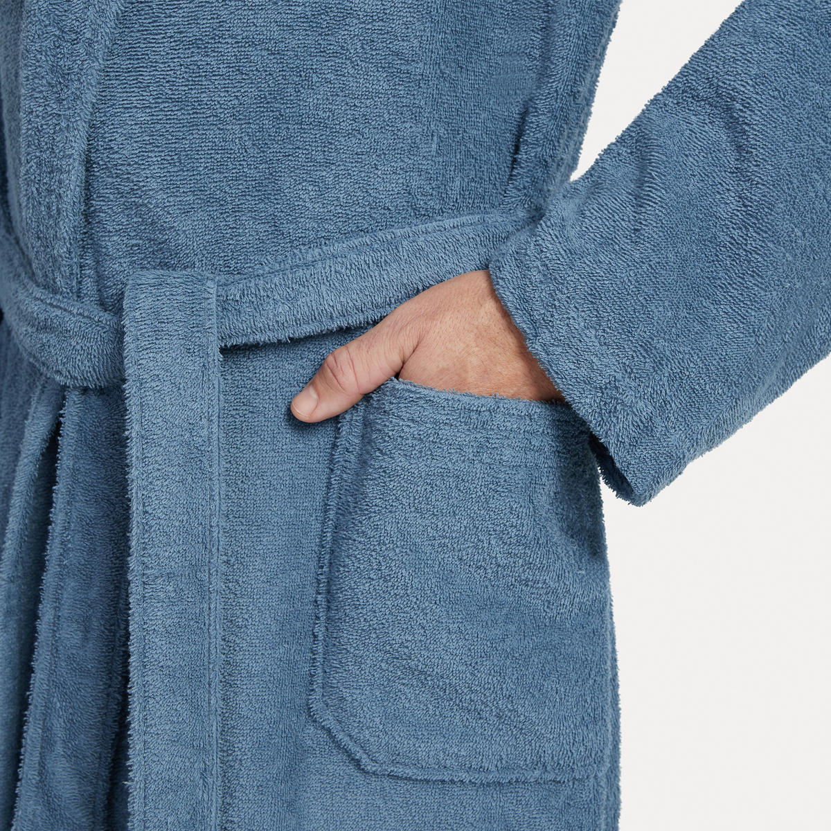 SCHALKRAGENMANTEL HOMEWEAR - Blau, Textil (XSnull) - MÖVE