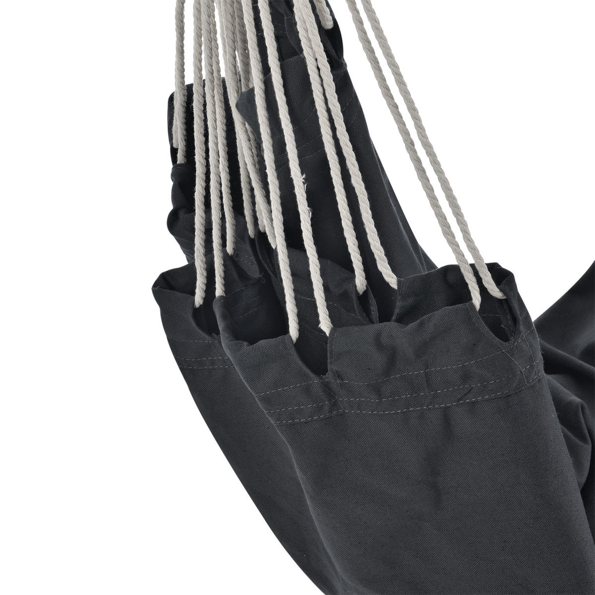 HÄNGESESSEL Miramar - Dunkelgrau, Textil (180/115/125cm) - casa.pro