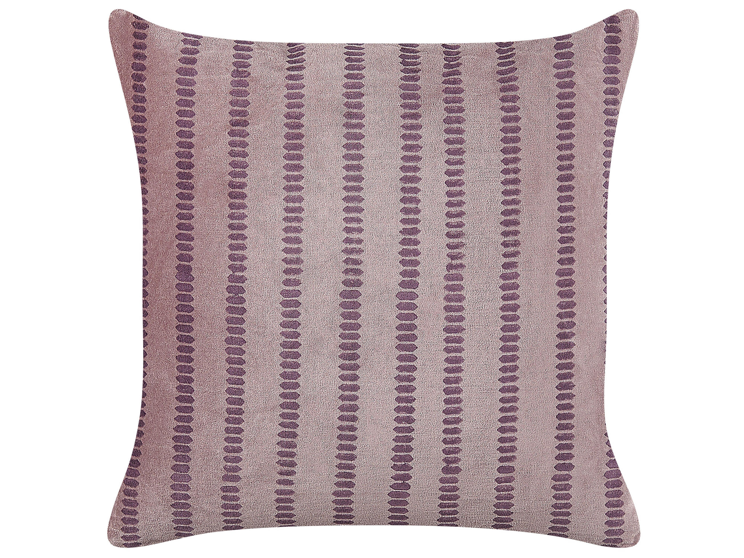 DEKOKISSEN Rosa 45/45 cm Agapanthus - Pink, Textil (45/45cm) - Beliani