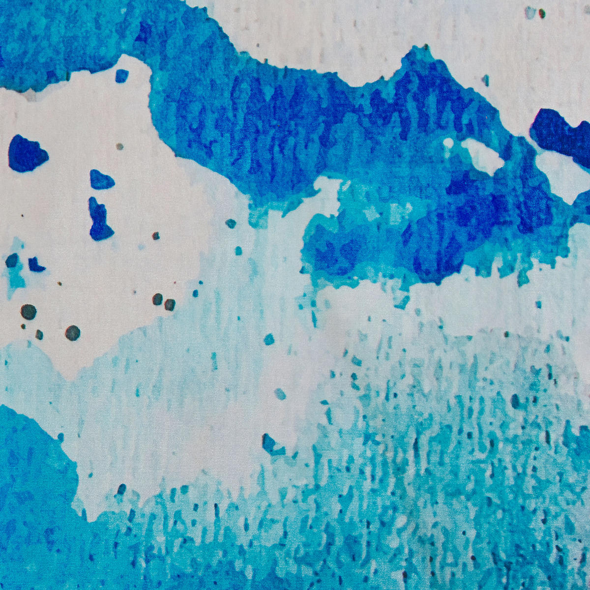 KURZFLOR-TEPPICH Bozat 200/140 cm - Blau, Kunststoff (140/200cm) - Beliani