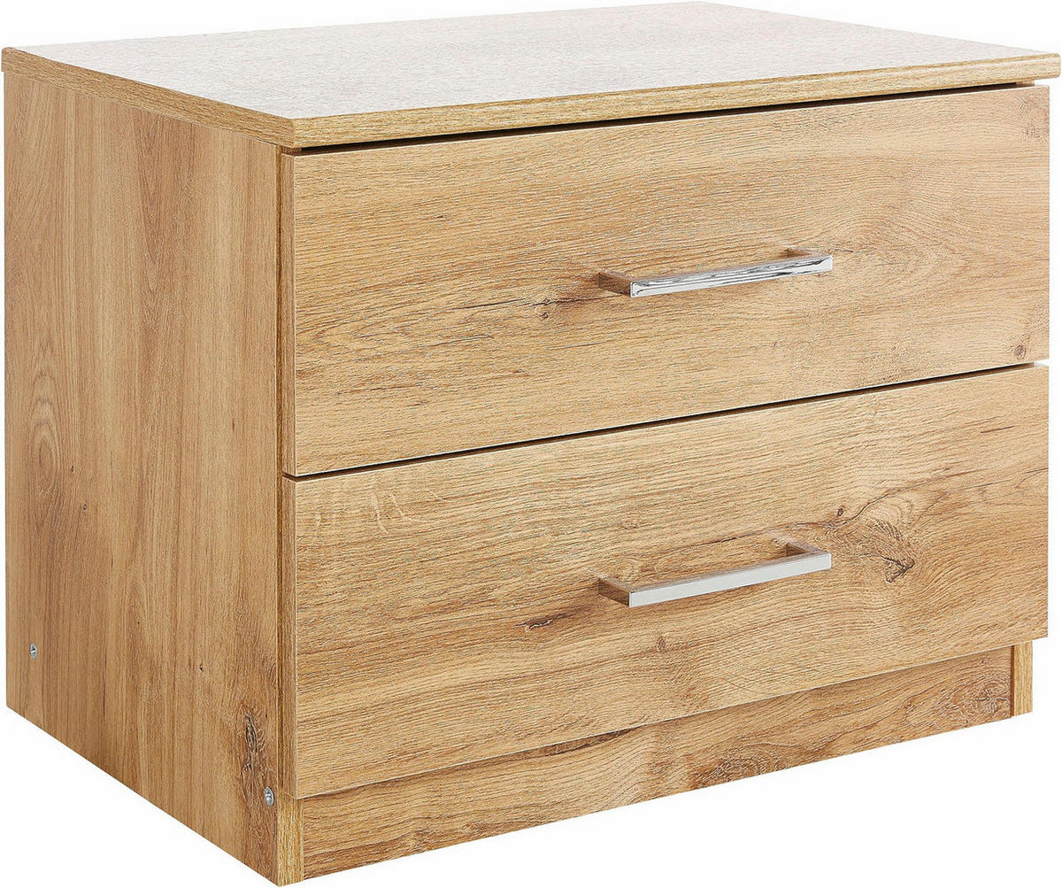 NACHTTISCH Anna Plankeneiche 52 / 38 / 40cm - Eichefarben/Braun, Holz/Holzwerkstoff (52/40/38cm) - Wimex