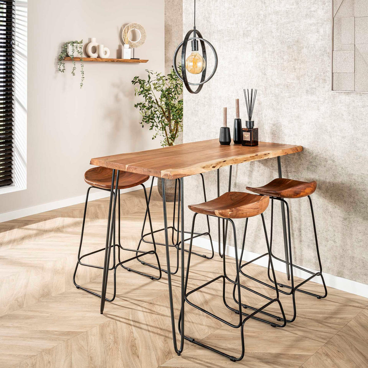 BARTISCH Edge Braun 130/70/ 92 cm - Braun, Holz (70/92/130cm) - Hoyz Collection