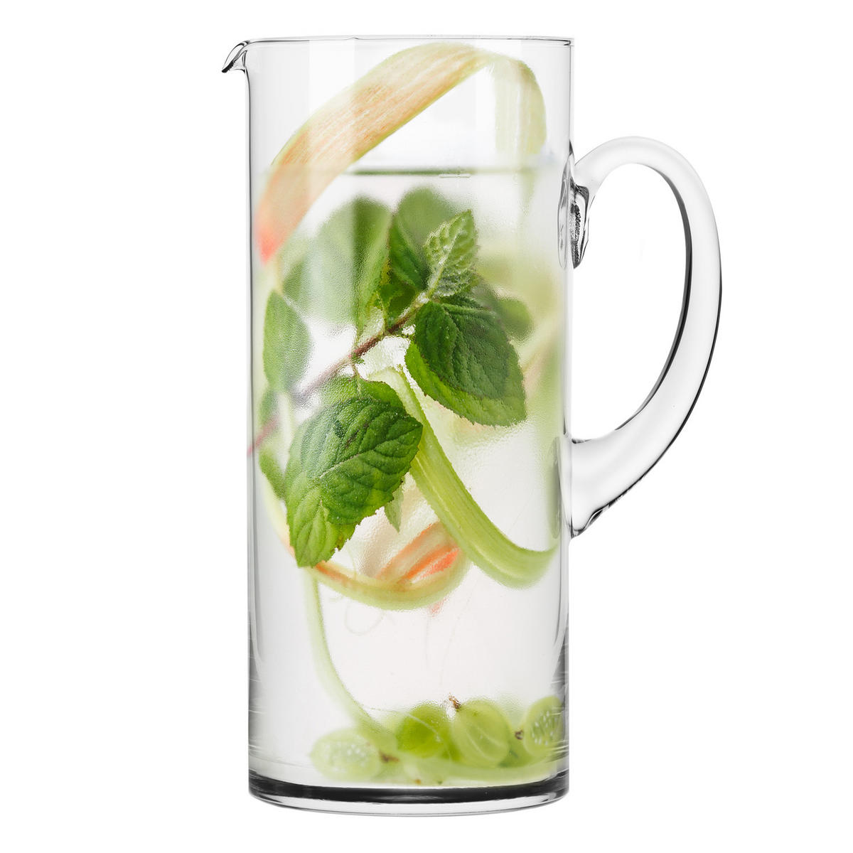 KRUG, 1 Stk., 1300 ml, Handgemacht - Transparent, Glas (1.3L) - Krosno Glass