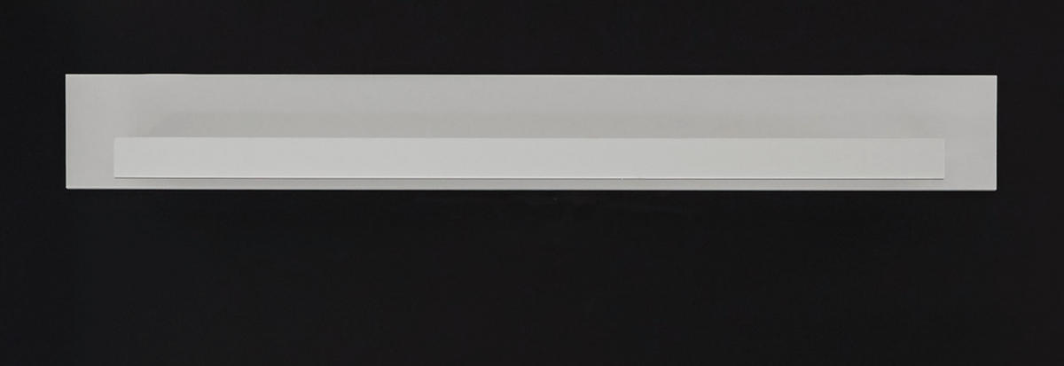 WANDBOARD weiß Hochglanz, Wandregal 200 x 20 cm - Weiß Hochglanz, Holzwerkstoff (200/20/18cm) - Furn.Design