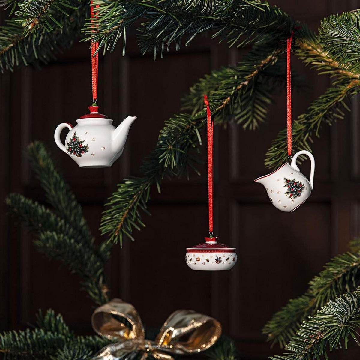 ORNAMENTE KAFFEESET Toy's Delight Decoration bunt 3-tlg. - Multicolor, Keramik (2/2/2cm) - Villeroy & Boch