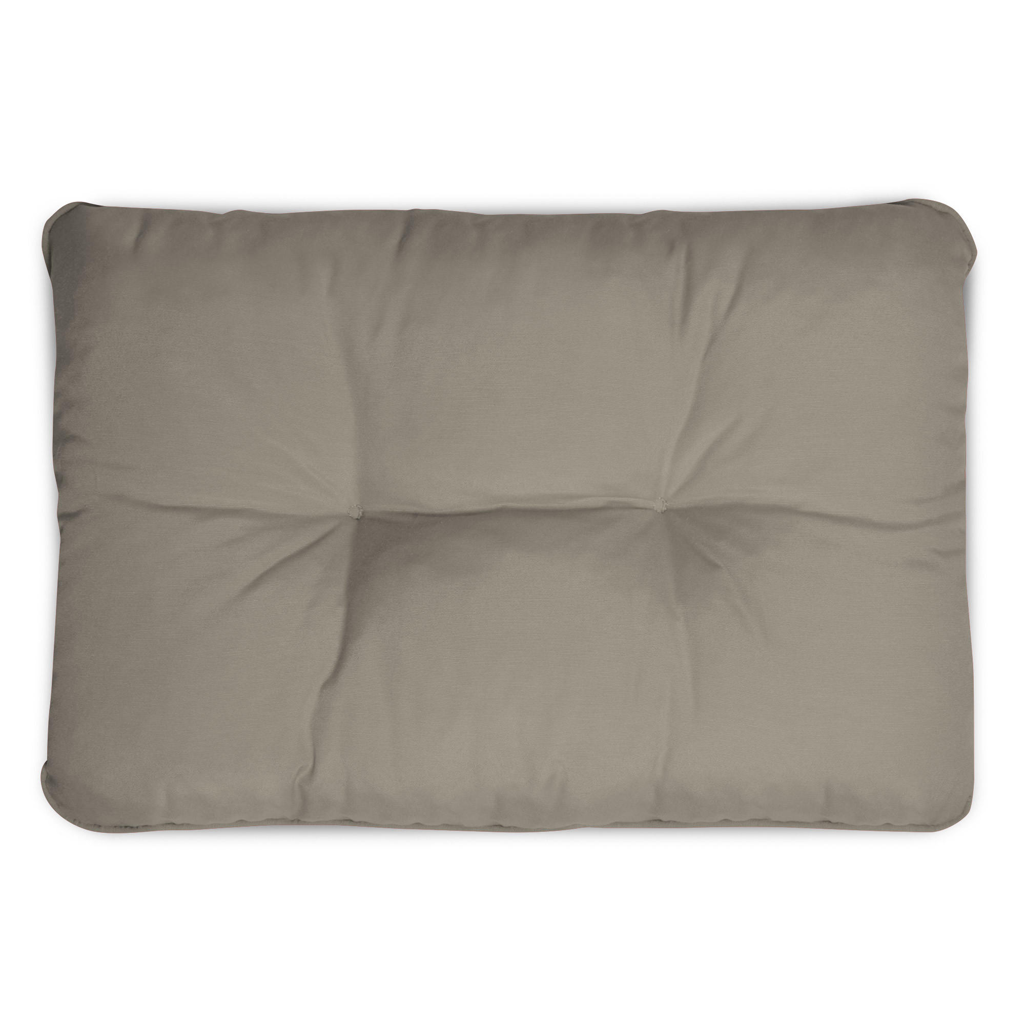 Beautissu Loungekissen Hellgrau 40x12x50 cm