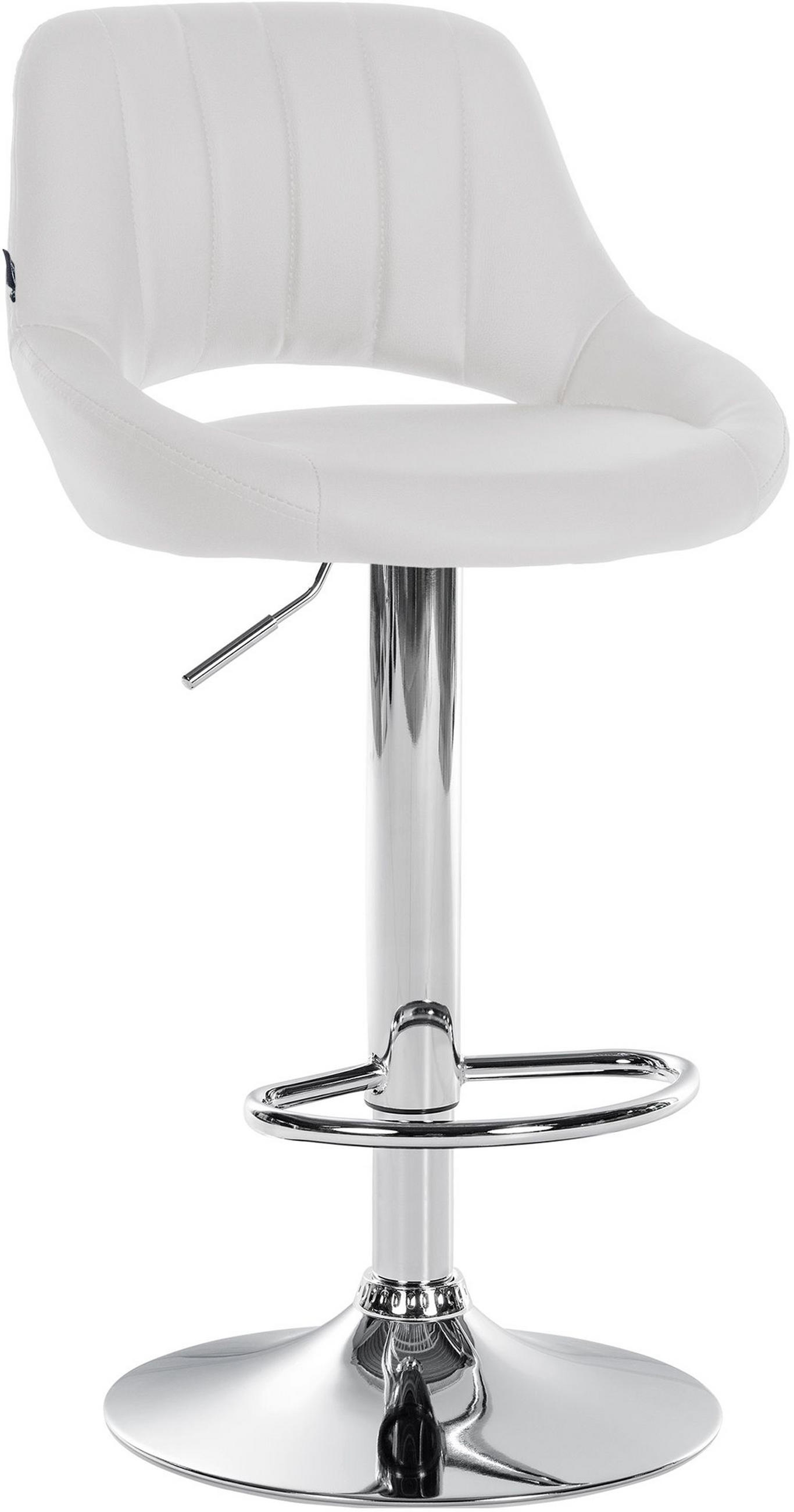 TPFLiving Barhocker Weiß 47x106x48 cm