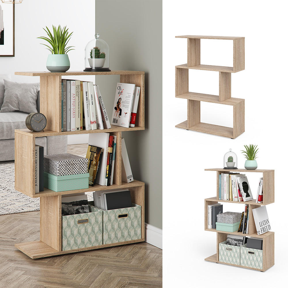 RAUMTEILER Levio Sonoma 70 x 97.4 cm - Sonoma Eiche, Holzwerkstoff (70/97.4/23.8cm) - Vicco