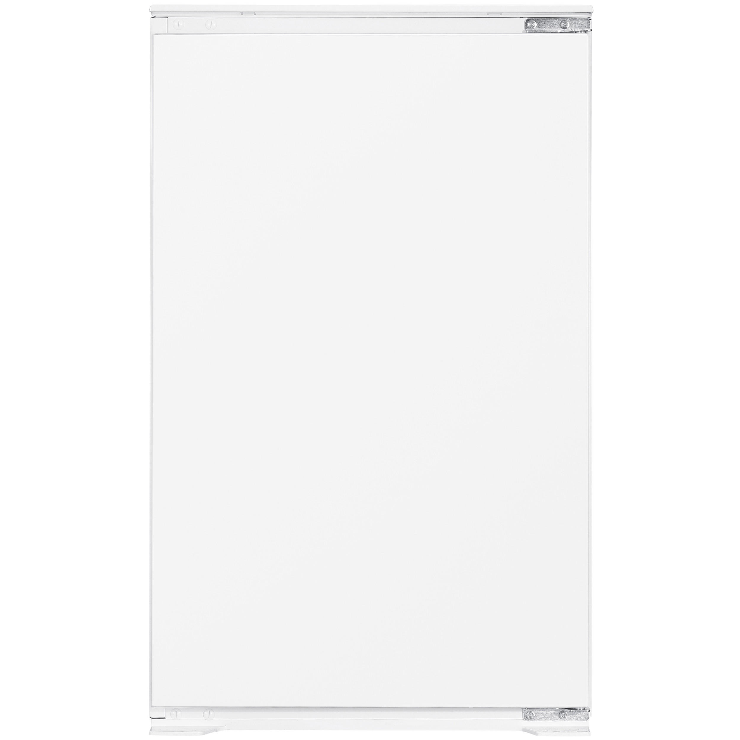 KÜHLSCHRANK Einbau, ohne Gefrierfach, 88cm Nische, 129 Liter, Schlepptürtechnik, CB1291E - Weiß, Glas/Kunststoff (54/89/54cm) - homeX