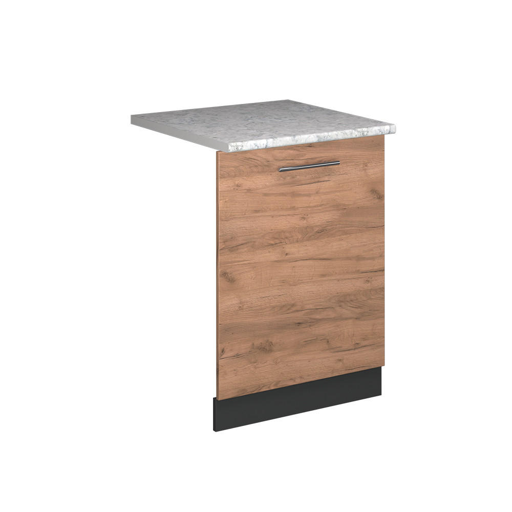 ČELNÍ PANEL MYČKY Fame-Line Zlatý mocný dub - medově dubová/antracitová, kompozitní dřevo (60/81.8/1.6cm) - Vicco