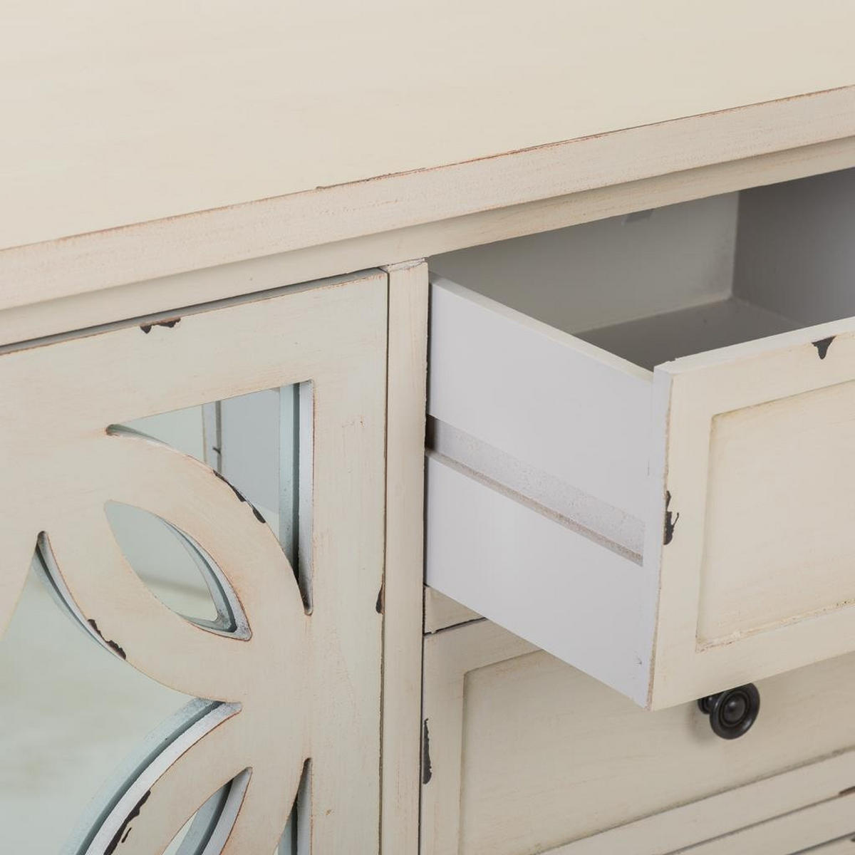 ANRICHTE 110x037x84 - Grau, Holz (110/84/37cm) - Wanderlust